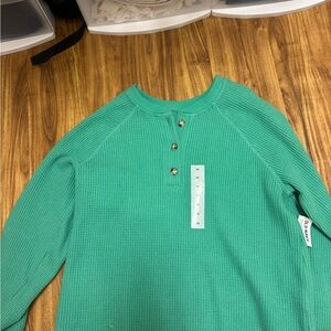 Green Old Navy Ribbed Long Sleeve